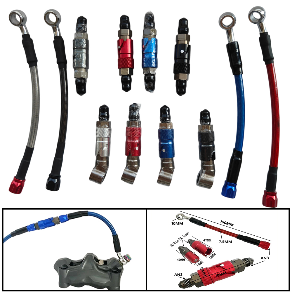 Braided Line - Kit Adaptor Selang Rem Cepat AN3
