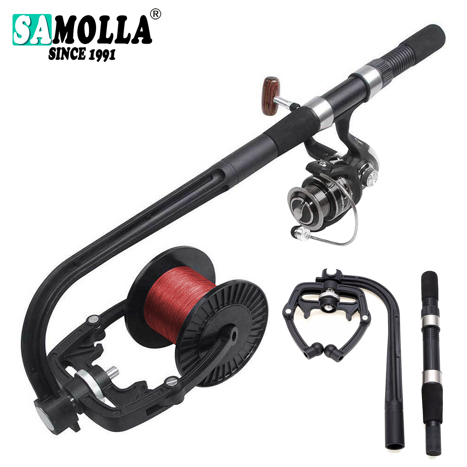 Spooler senar pancing portabel - Fishing Line Spooler ulasan dan harga