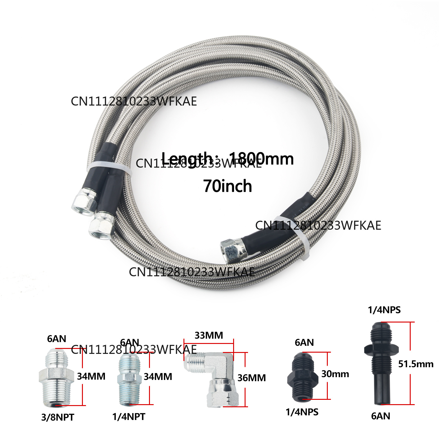 Kit Selang Pendingin Transmisi - Braided Line ulasan dan harga